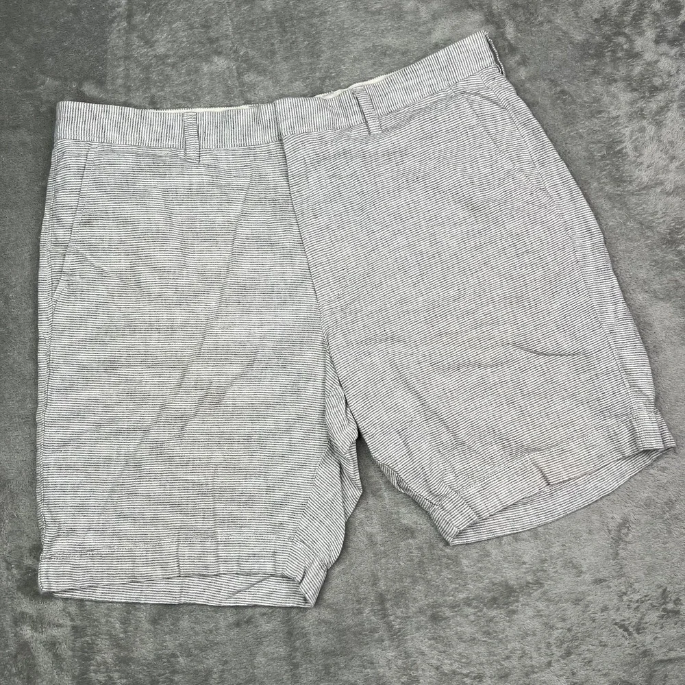 J Crew Shorts Men 36 Heather Gray Linen 9